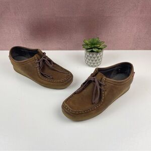 Clarks Leather Brown Padmora Shoes Women Size 9.5M